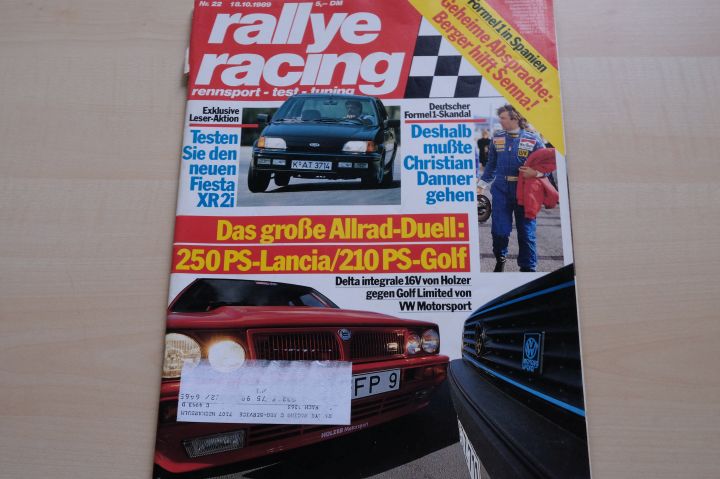 Deckblatt Rallye Racing (22/1989)